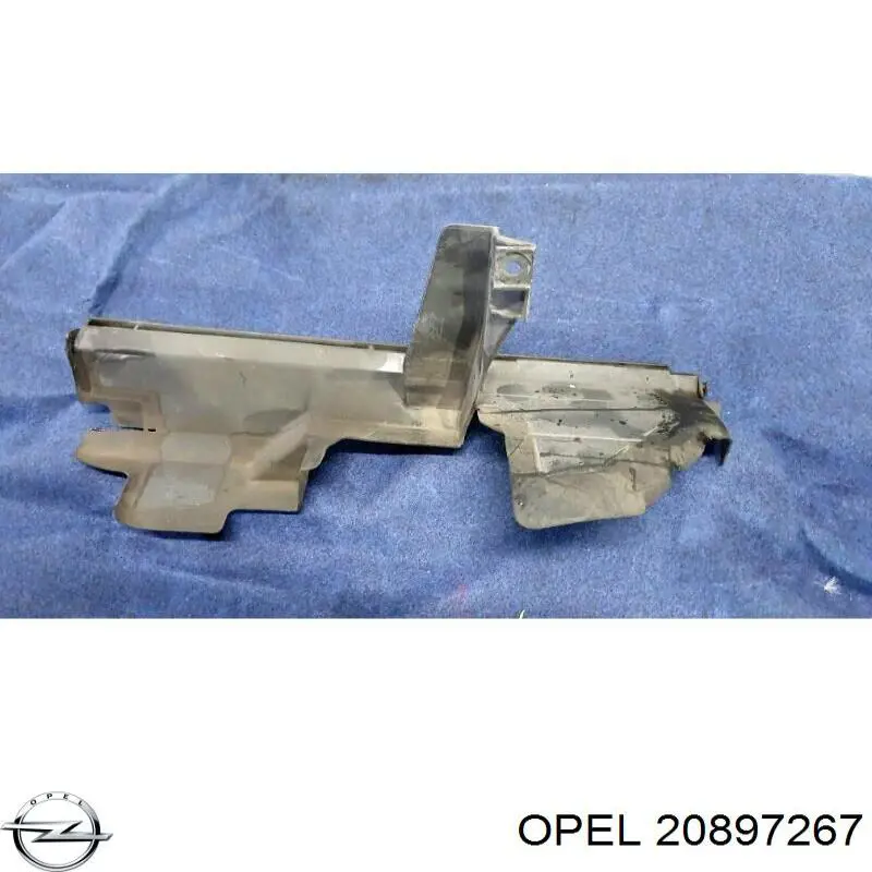 Воздуховод (дефлектор) радиатора левый Opel 20897267 цена, от 11.41 USD