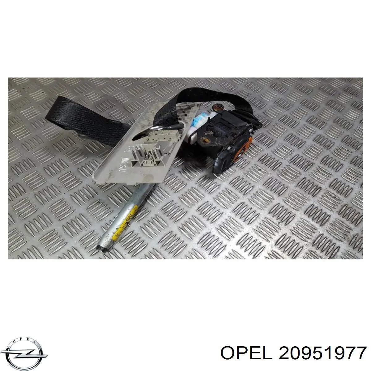 Correia de segurança dianteira direita para Opel Insignia (G09)