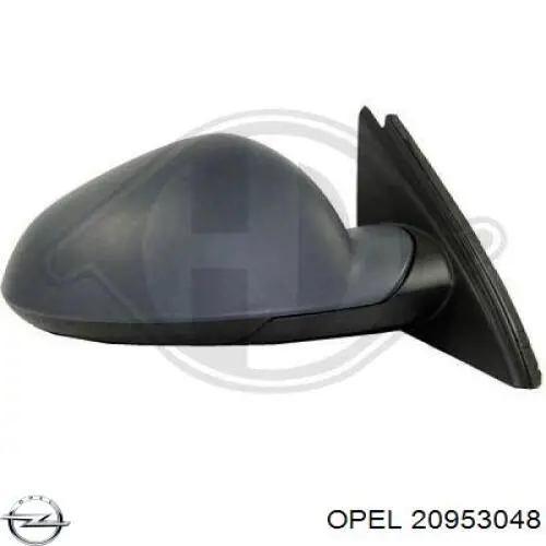 Лобовое стекло 20953048 Opel