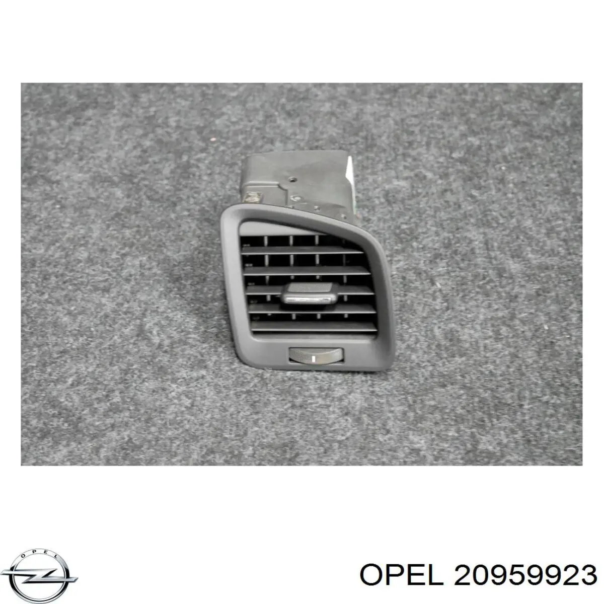 20959923 Opel grelha direita de ventilação de salão no "painel de instrumentos"