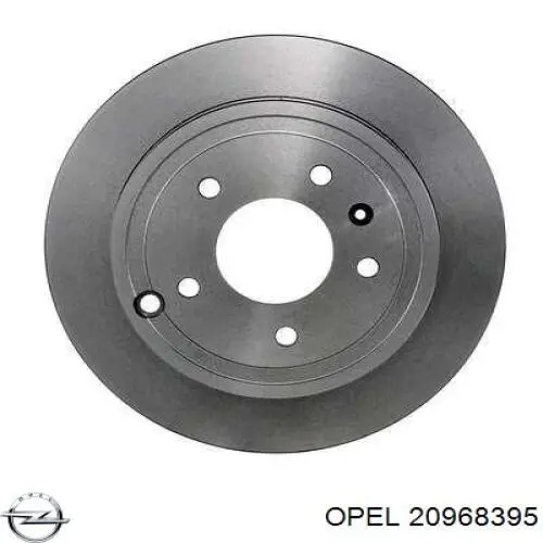 Задний тормозной диск Opel 20968395 цена, от 2137.92 UAH
