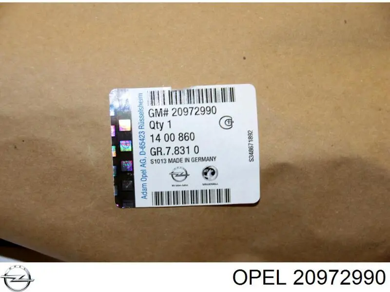 20972990 Opel pára-choque traseiro