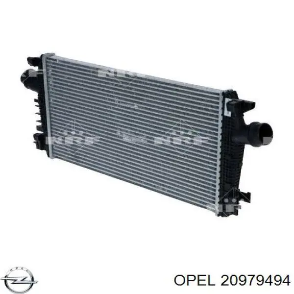 Купить 20979494 Opel Интеркулер