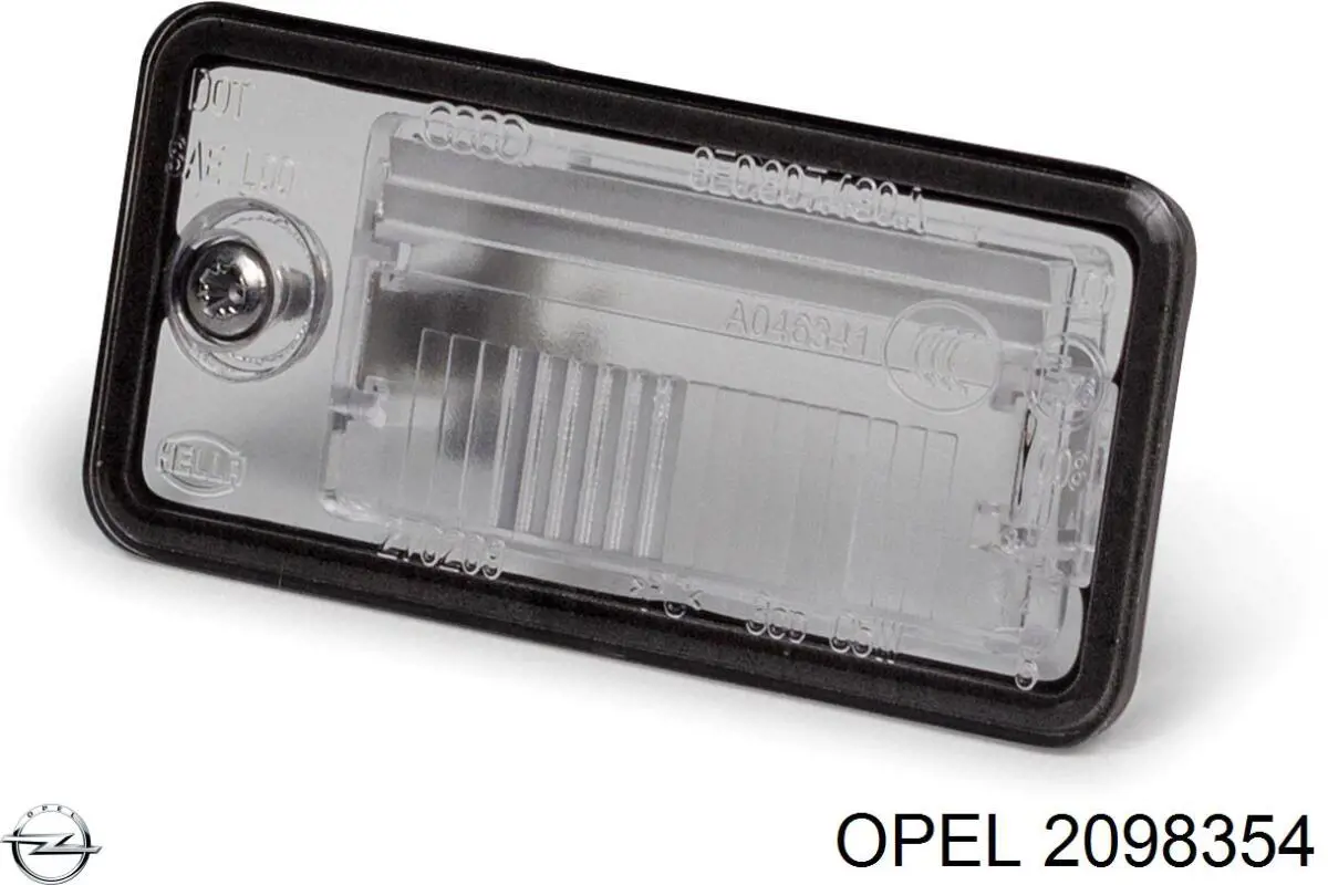Лампочка фонаря подсветки заднего номерного знака Opel 2098354 цена, от 0.29 USD