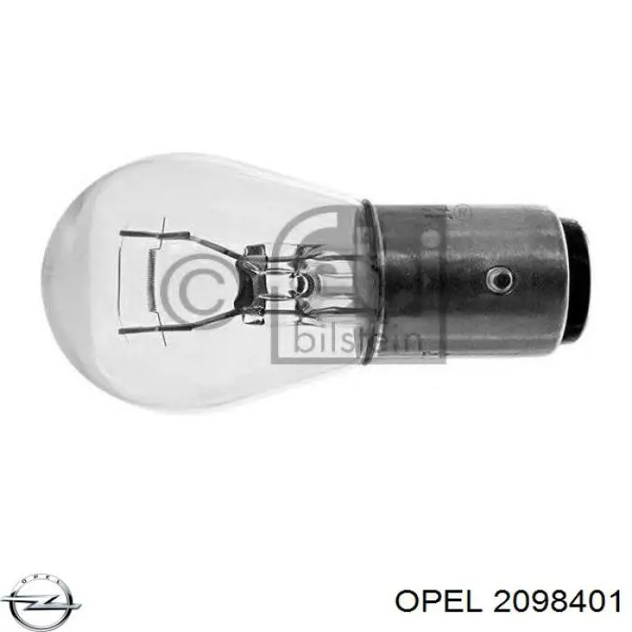 2098401 Opel лампочка