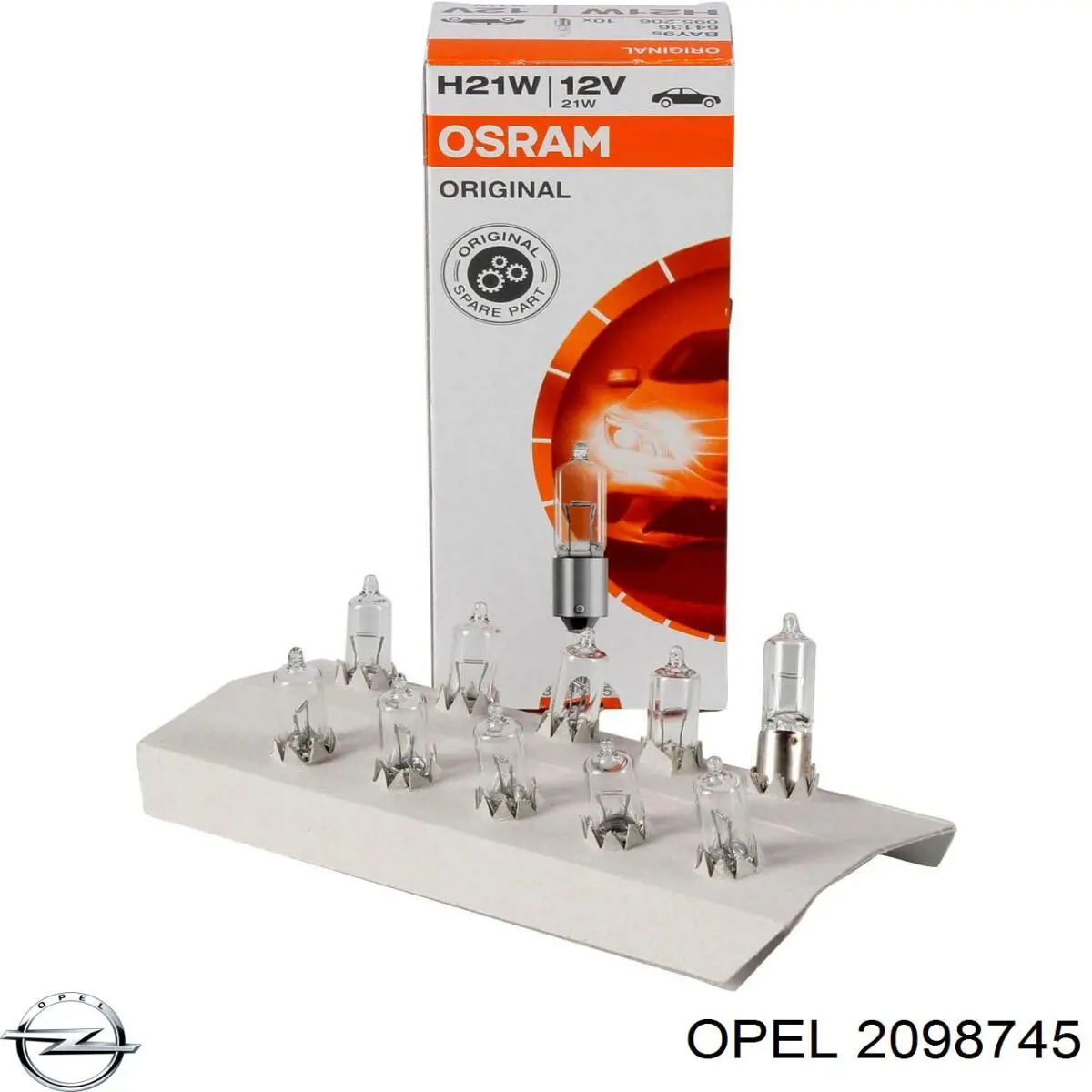 2098745 Opel лампочка противотуманной фары