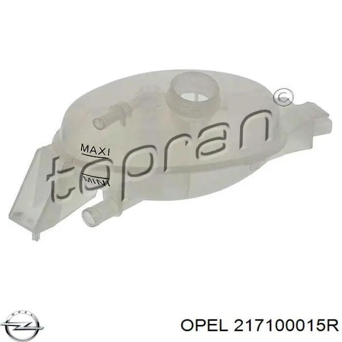 Бачок системы охлаждения 93865566 Opel