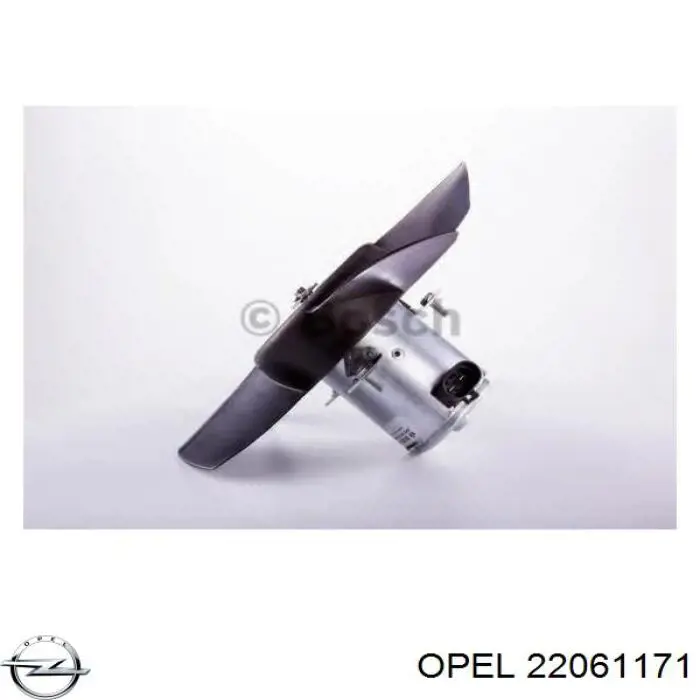 Диффузор радиатора охлаждения в сборе с мотором и крыльчаткой Opel 22061171 цена, от 40.62 USD