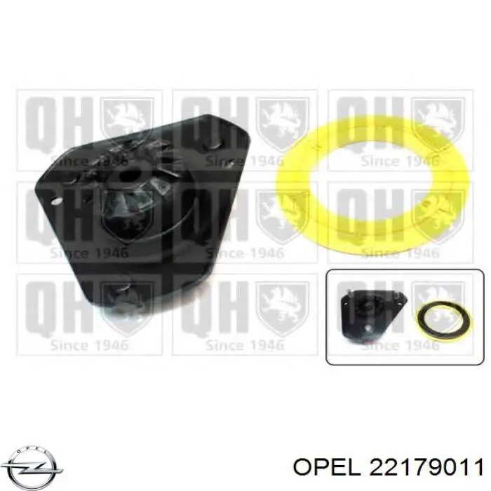 Опора стойки амортизатора переднего Opel 22179011 цена, от 20.69 USD