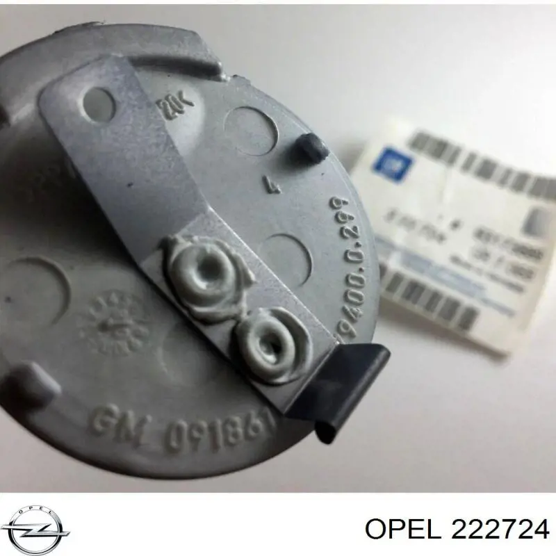 222724 Opel tampão dianteira do pára-choque do gancho de reboque