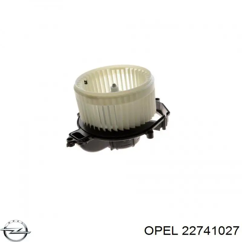 22741027 Opel motor de ventilador de forno (de aquecedor de salão)