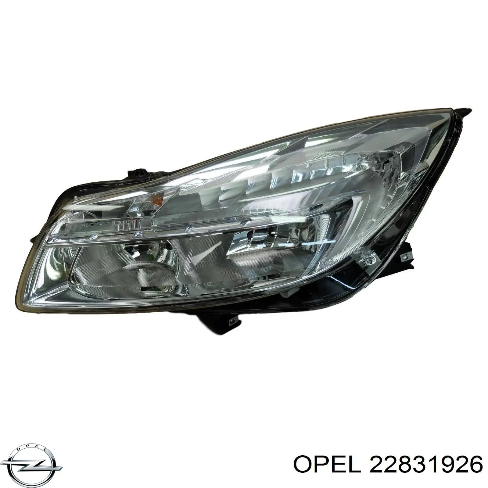22831926 Opel luz esquerda