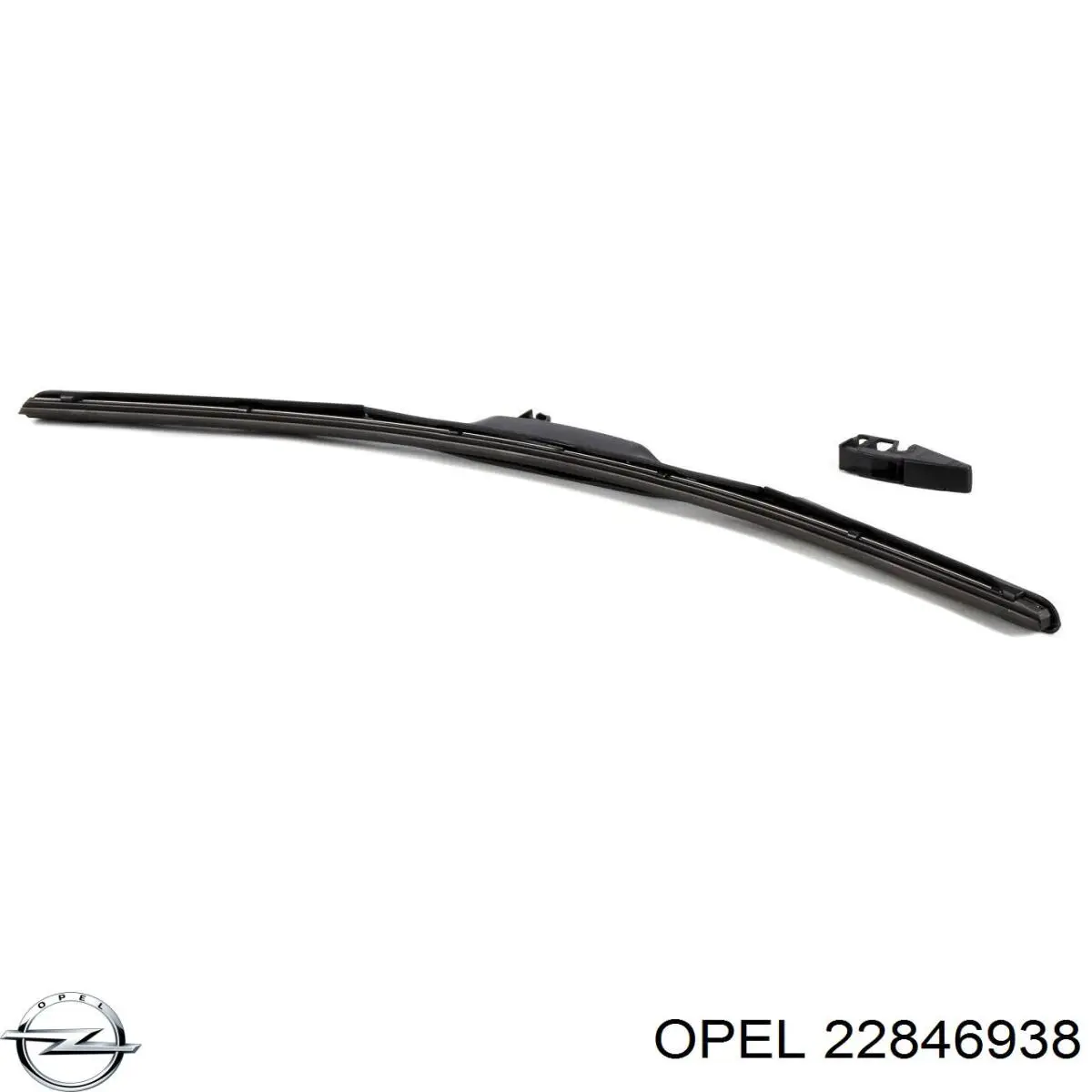 22846938 Opel Щетка стеклоочистителя лобового стекла, пассажирская