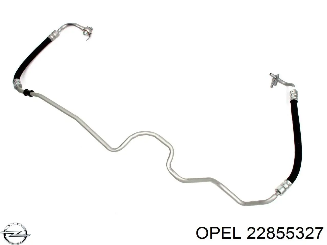 22855327 Opel шланг гур высокого давления от насоса до рейки (механизма)