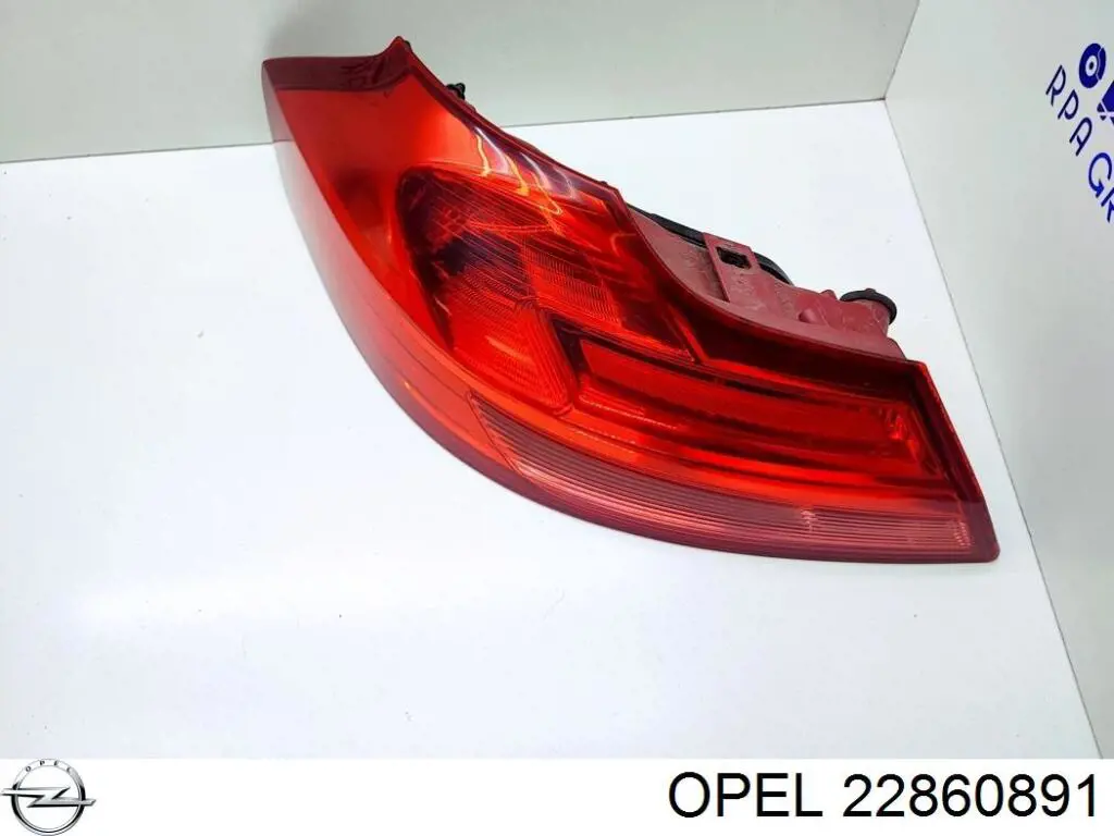 22860891 Opel lanterna traseira esquerda