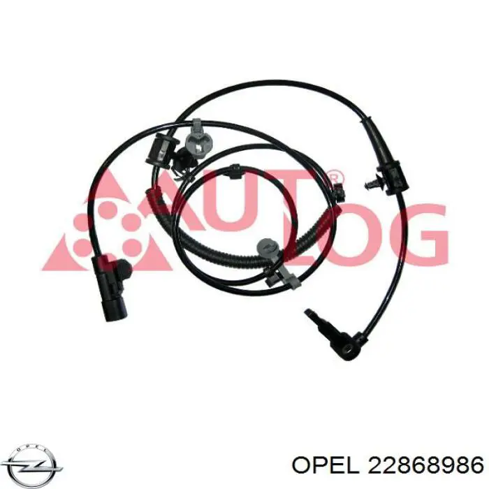 22868986 Opel датчик абс (abs передний)