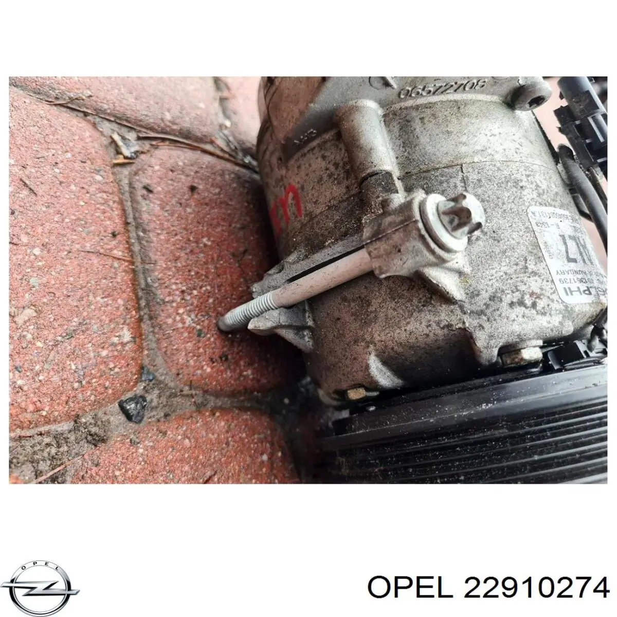Компрессор кондиционера 22910274 Opel