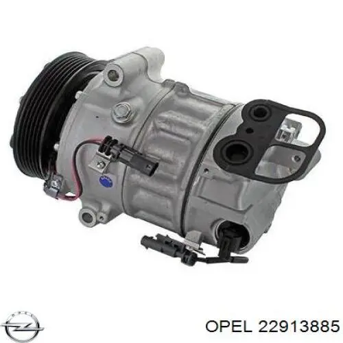 22913885 Opel compressor de aparelho de ar condicionado