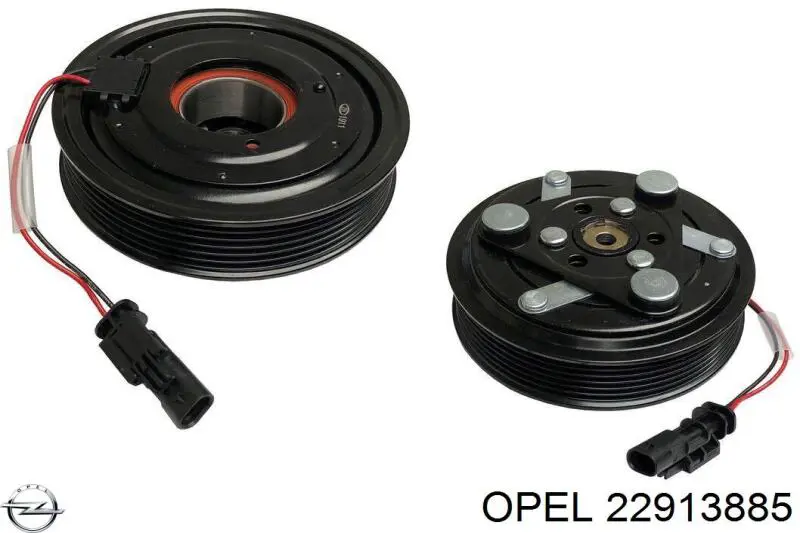 Купить 22913885 Opel Компрессор климатической установки