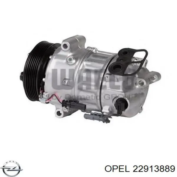 22913889 Opel compressor de aparelho de ar condicionado