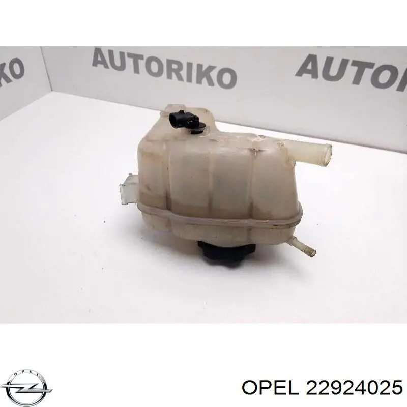22924025 Opel tanque de expansão do sistema de esfriamento