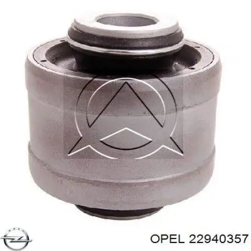 22940357 Opel braço oscilante superior esquerdo de suspensão traseira