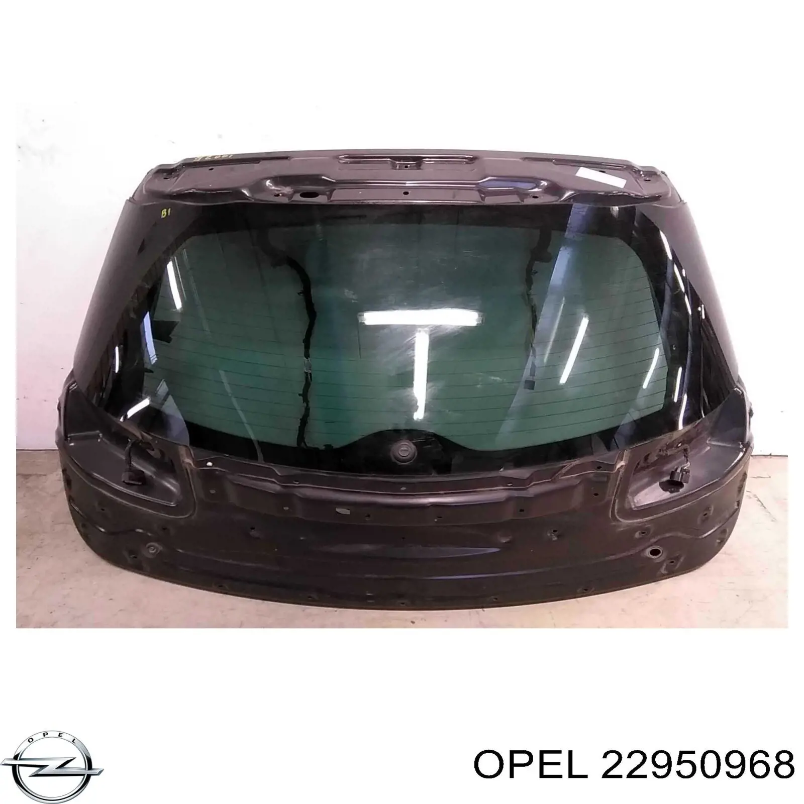 Дверь задняя (багажная 3/5-я (ляда) 22950968 Opel