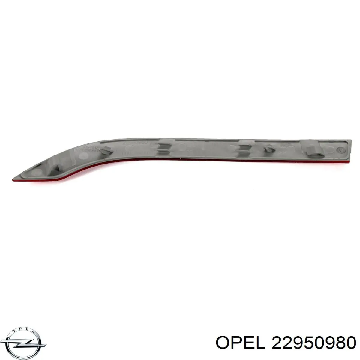 Отражатель бампера заднего правый Opel 22950980 цена, от 34.02 USD