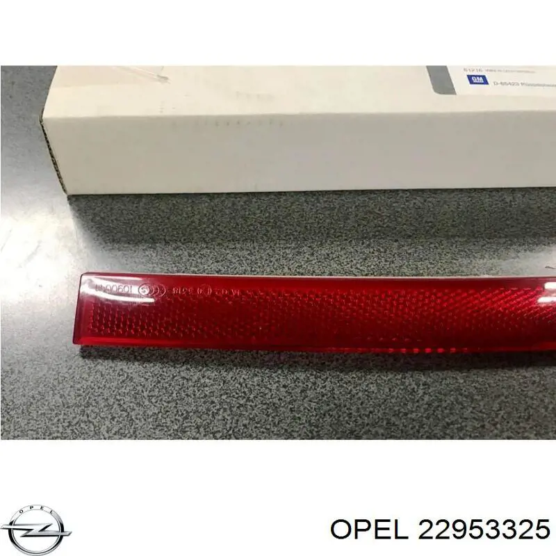 Купить 22953325 Opel Левый катафот заднего бампера