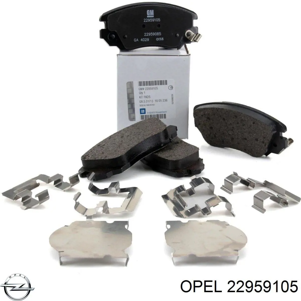 22959105 Opel Колодки передние