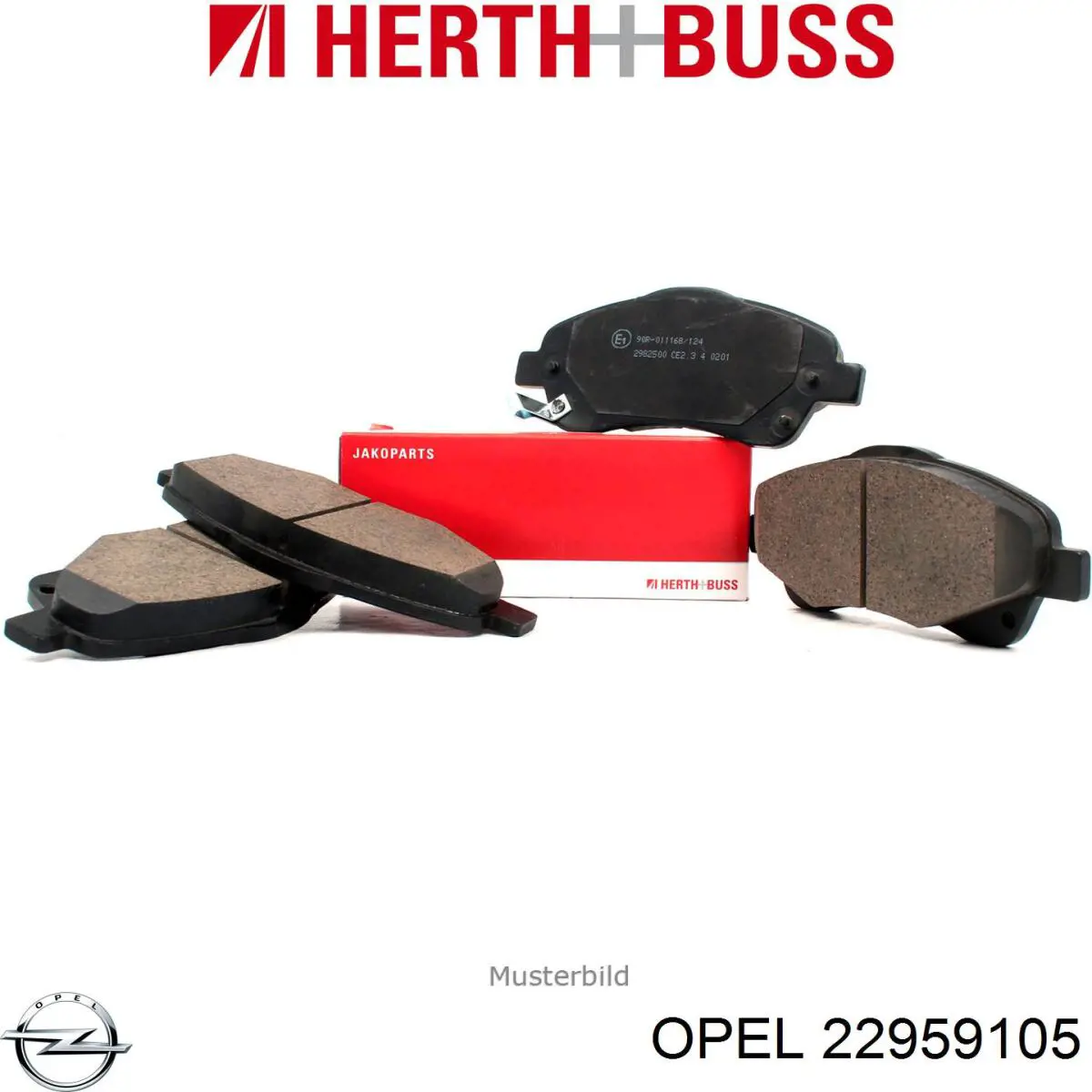 Колодки Opel 22959105 цена, от 35.51 USD