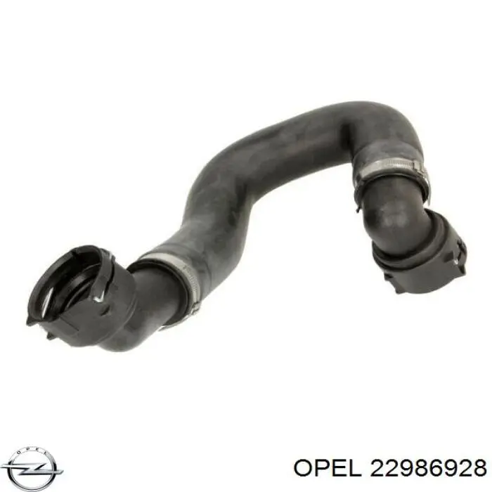 22986928 Opel Патрубок радиатора охлаждения нижний