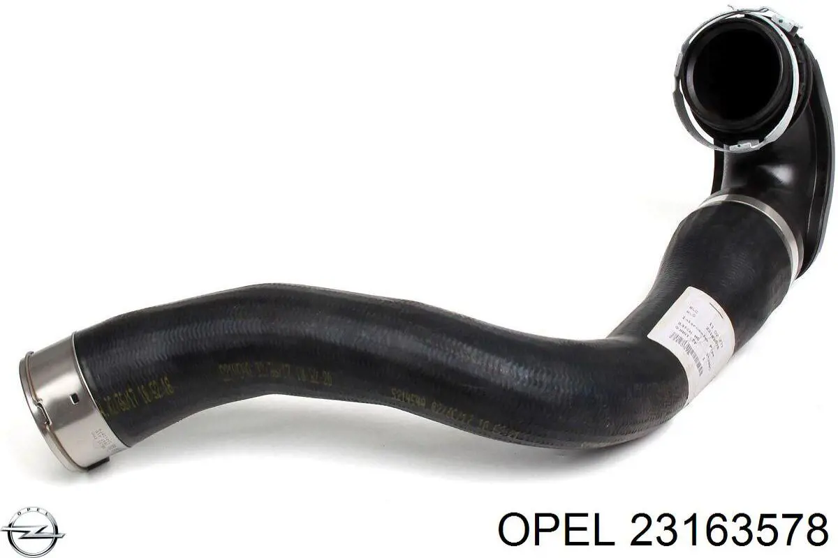 23163578 Opel шланг (патрубок интеркуллера левый)