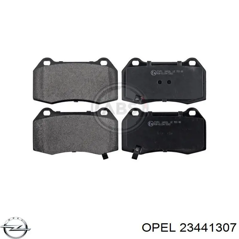 Колодки Opel 23441307 цена, от 41.85 USD