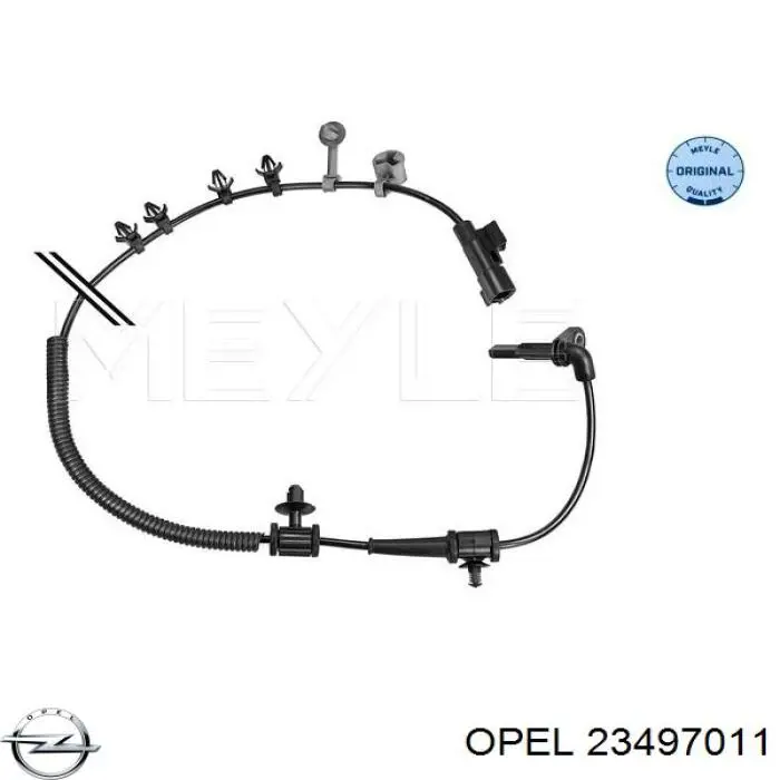 23497011 Opel датчик абс (abs задний левый)