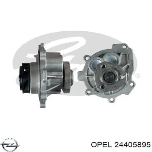 Помпа охлаждения Opel 24405895 цена, от 38.84 USD