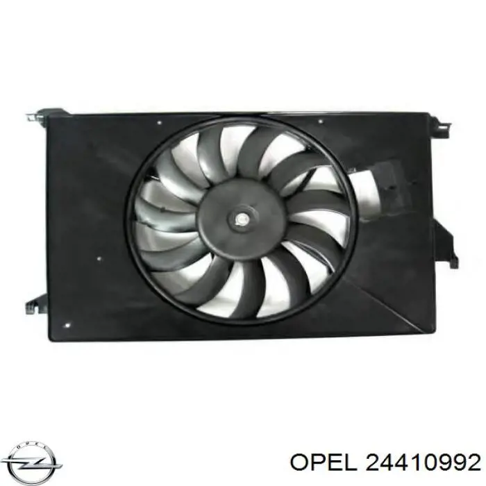  24410992 Opel диффузор радиатора охлаждения