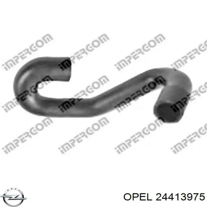 24413975 Opel Шланг системы охлаждения