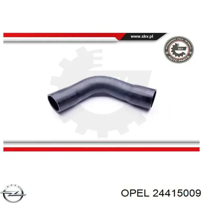 Шланг/патрубок интеркуллера Opel 24415009 цена, от 14.02 USD