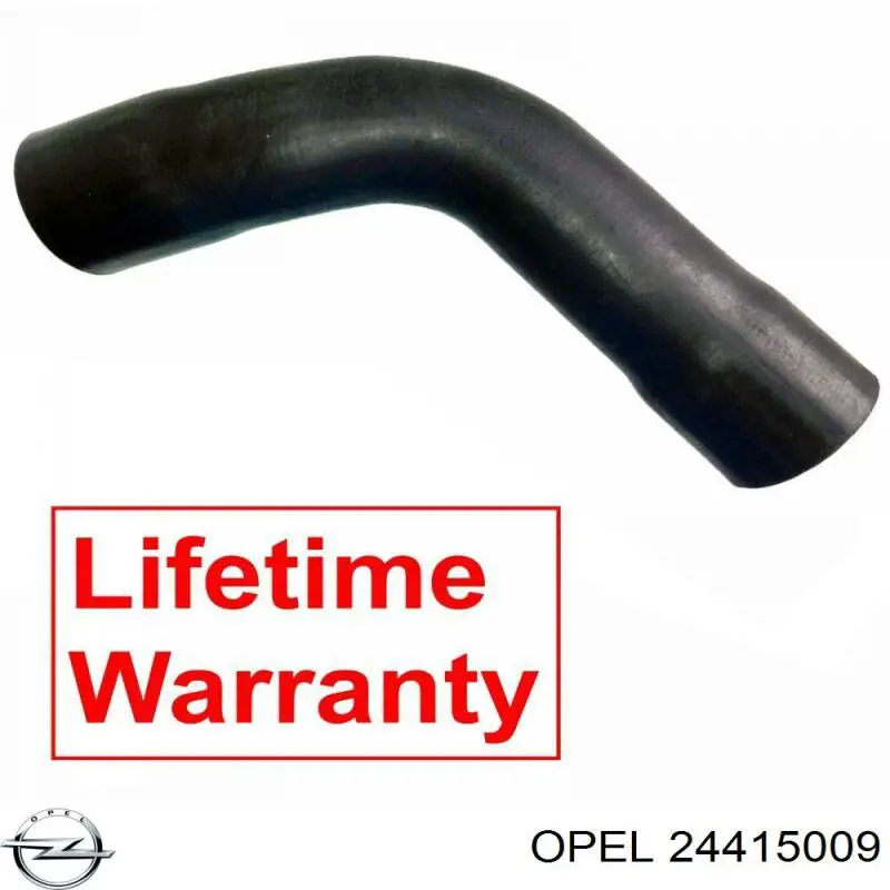 24415009 Opel mangueira (cano derivado superior esquerda de intercooler)