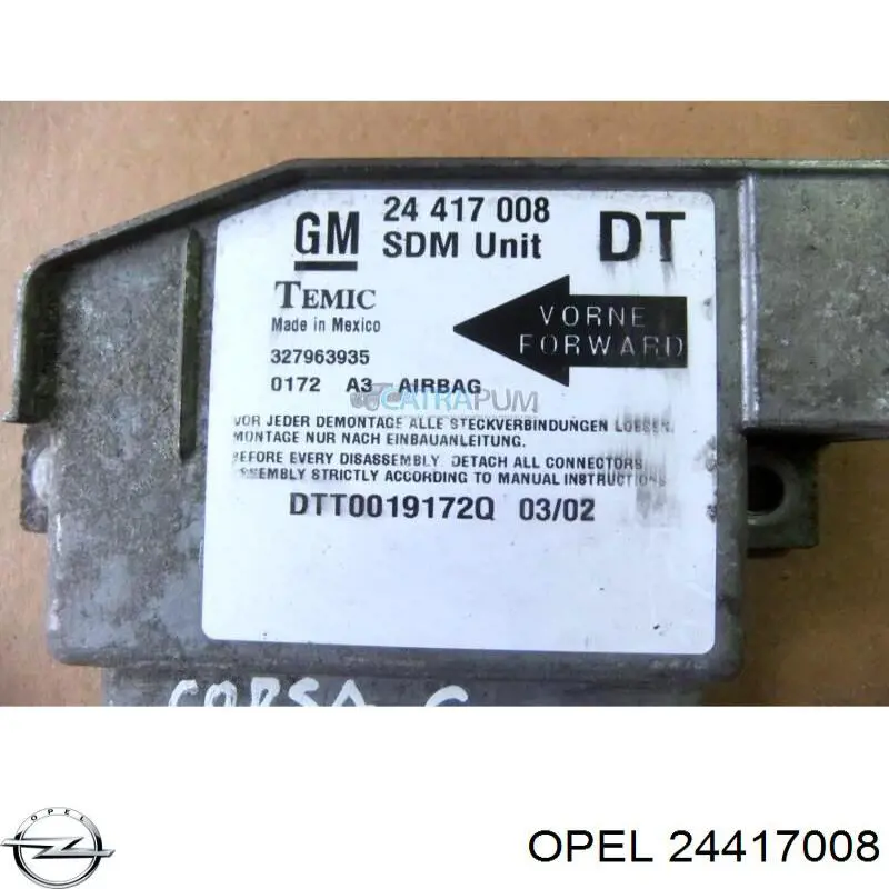  Opel 24417008 цена, от 6.33 USD