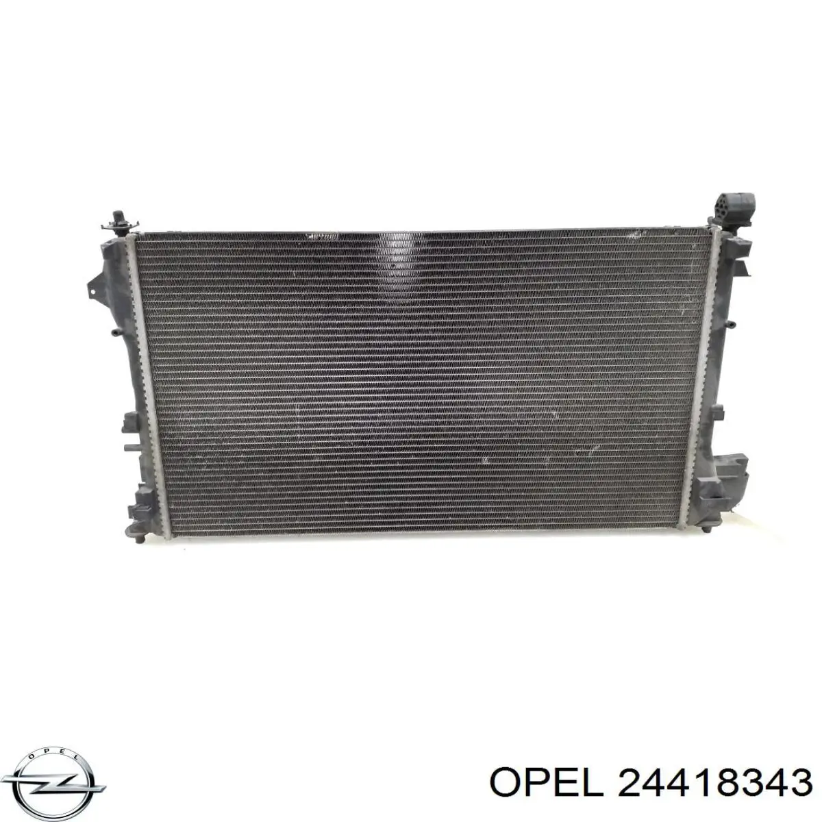 24418343 Opel radiador de esfriamento de motor