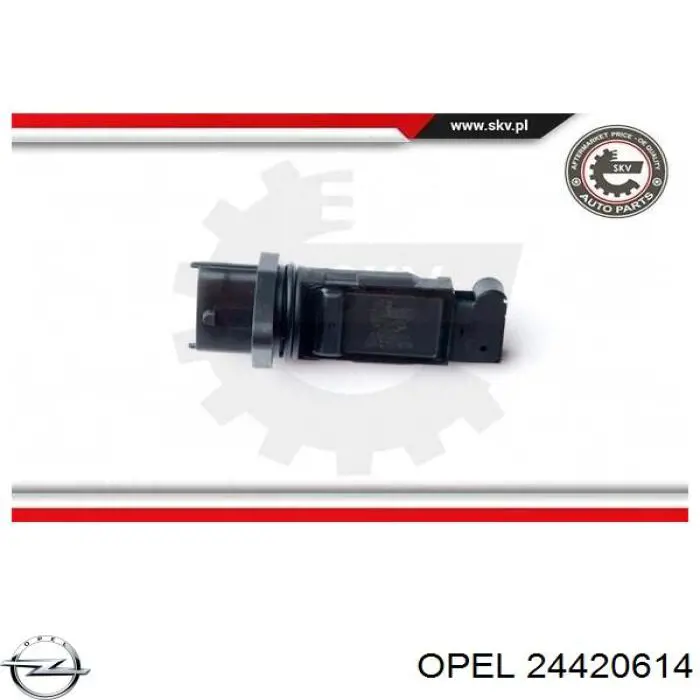 Расходомер воздуха Opel 24420614