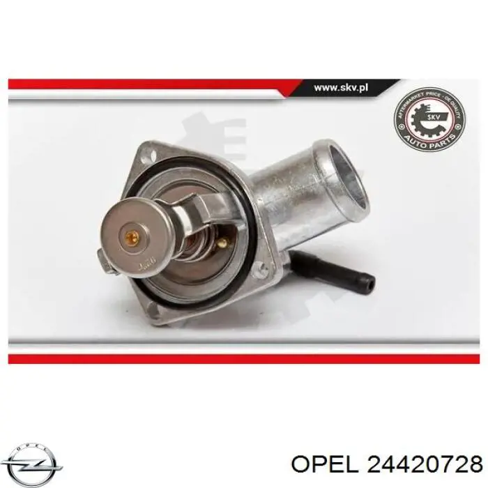 Корпус термостата 24420728 Opel