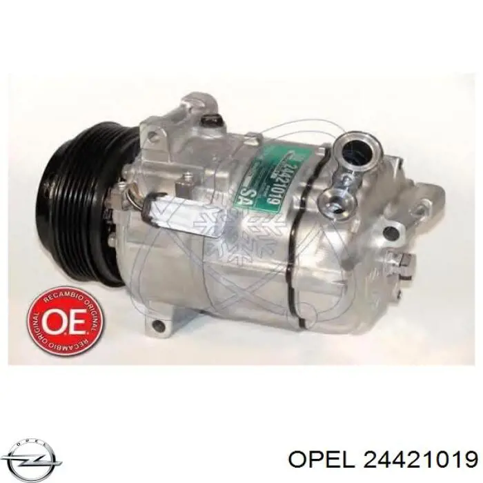 Компрессор системы кондиционирования Opel 24421019 цена, от 221.93 USD