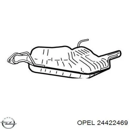 Выхлоп задний Opel 24422469 цена, от 102.32 USD