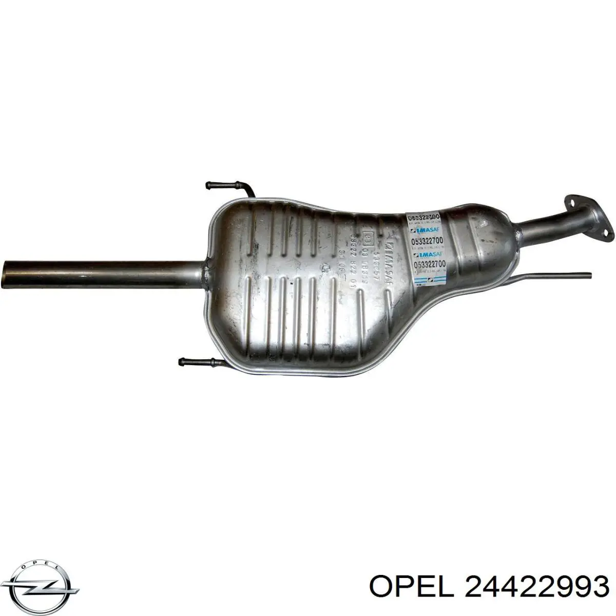 Купить 24422993 Opel Глушитель задний