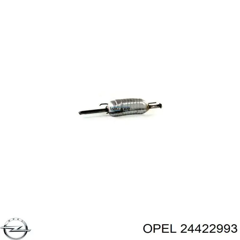 Выхлоп задний Opel 24422993 цена, от 83.52 USD