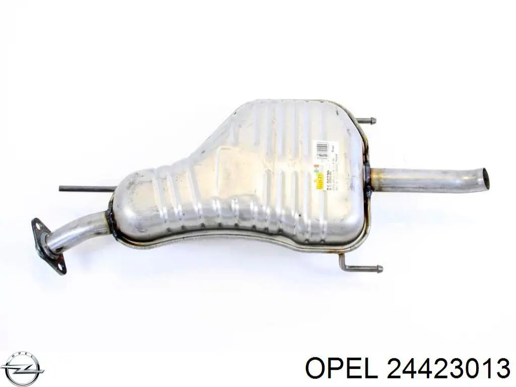 24423013 Opel глушитель, задняя часть