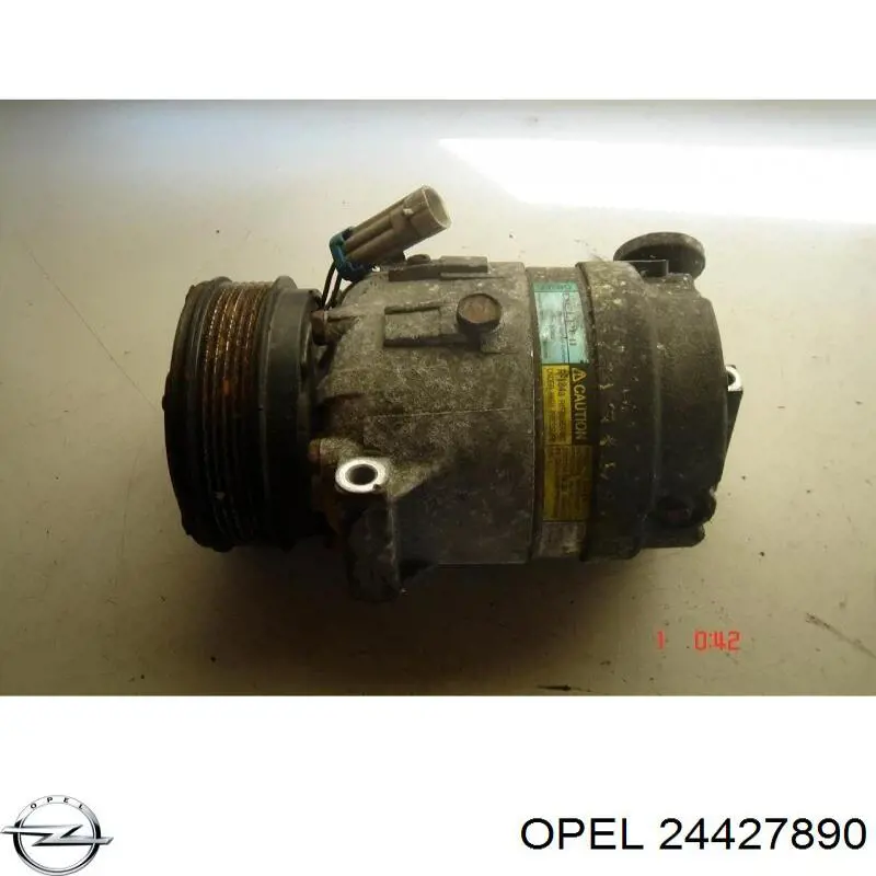 24427890 Opel compressor de aparelho de ar condicionado